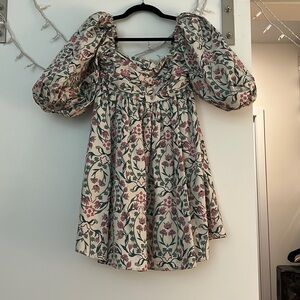 Abercrombie Emerson Puff Mini Dress S
